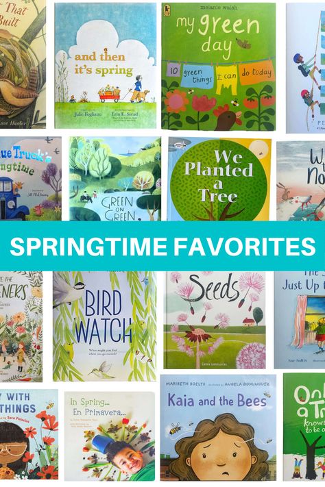 Spring Books For Toddlers, Spring Books For Kids, Spring Books For Preschool, Winter Picture Books, Spring Read Alouds, Books For First Graders, First Grade Books, Best Toddler Books, Nature Learning