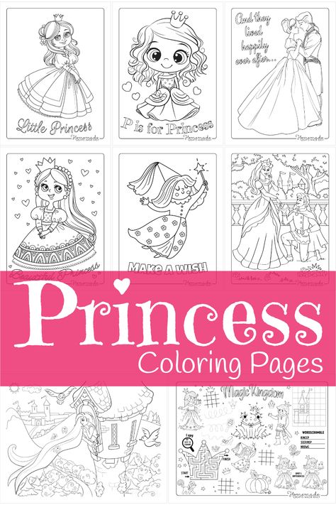 Free Printable Princess Coloring Pages Princess Coloring Pages For Kids, Princess Coloring Sheets, Printable Princess, Princess Printables, Free Printable Coloring Sheets, Disney Princess Colors, Disney Adult, Disney Princess Coloring Pages, Worksheets Preschool