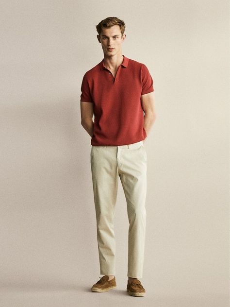 Old Money Fashion Style, Massimo Dutti Men, Outfits Summer Casual, Old Money Fashion, Old Money Outfit, Polo Shirt Outfits, Mens Smart Casual Outfits, Mens Business Casual Outfits, Polo Outfit