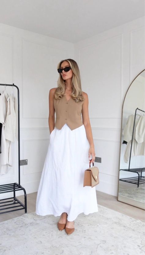 GEMIMA WHITE LINEN MIDI SKIRT curated on LTK White Linen Midi Skirt, Linen Midi Skirt Outfit, White Linen Skirt Outfit, White Midi Skirt Outfit, Linen Skirt Outfit, White Linen Skirt, Linen Midi Skirt, Fluffy Skirt, Midi Skirt Outfit