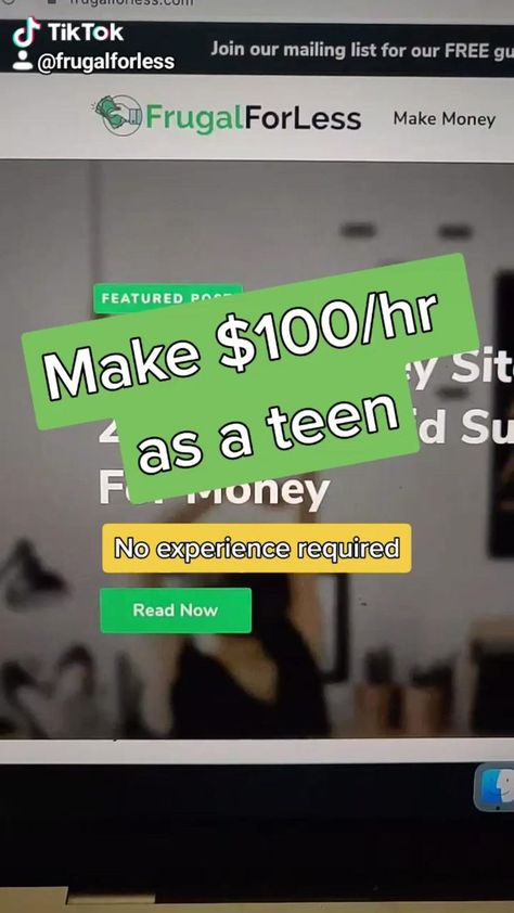 Making Money Teens, Online Jobs For Teens, Earn Extra Money Online, Teen Money, Easy Money Online, Life Hacks Websites, Ways To Get Money, Money Management Advice, Jobs For Teens