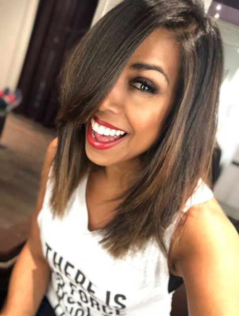 Medium Brown Hair Color Black Women, Relaxed Hair Color Ideas, Black Dress Pop Of Color Accessories, Medium Length Bob Hair Styles For Black Women, Black Quick Weave Bob Hairstyles, Black Hairstyles Long Hair, Long Bob Sew In Weave, Hamberburger Meat Recipes Healthy, Black Hairstyles Relaxed Hair