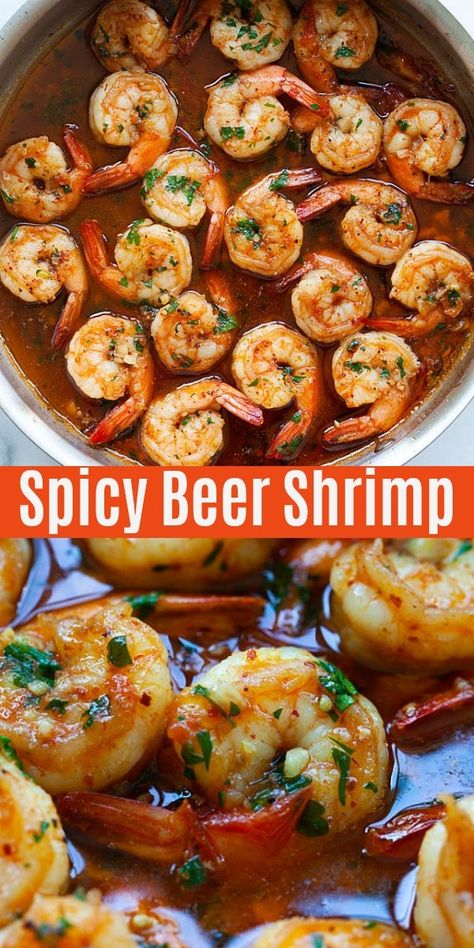 Dry Rub For Shrimp, Beer Recipes Food, Beer Shrimp, Shrimp Cooking, Spicy Shrimp Recipes, Homemade Dry Rub, Spicy Seafood, Shrimp Appetizers, Rasa Malaysia