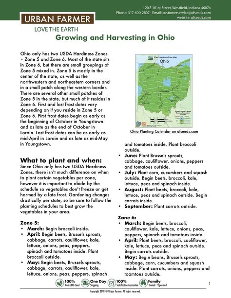 This guide provides key steps and information for everything you need to know about growing and harvesting in Ohio. https://files.ufseeds.com/uploads/Ohio.pdf Ohio Planting Guide, Ohio Vegetable Garden Plan, Ohio Gardening Vegetables, Northeast Ohio Gardening, Ohio Vegetable Garden, Gardening In Ohio, Ohio Homesteading, Ohio Gardening, Garden Watering Schedule