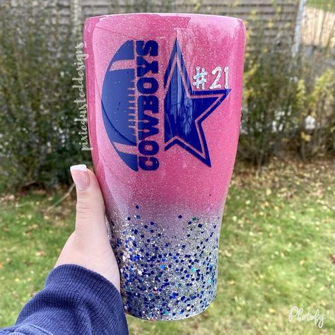 Ariell; PDD est. 2019 on Instagram: “✨30oz double walled stainless steel tumbler, comes with a sliding lid, straw, and is good for hot/cold beverages; custom mixed blue &…” Dallas Cowboy Tumbler, Dallas Cowboys Tumbler, Cowboys Tumbler, Cowboy Tumbler, Dallas Cowboys Gifts, Dallas Cowboys Decor, Cow Boys, Dallas Cowboy, Dallas Cowboys Fans