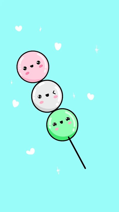 Hanami dango is Itachi's favourite sweet 🍡 Dango Wallpaper, Hanami Dango, Ichigo Mashimaro, Animation Photo, Anime Wallpaper, Naruto, Hello Kitty, Kitty, Wallpapers