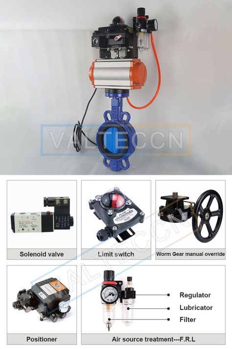 pneumatic butterfly valve accessories | VALTECCN industrial valve manufacturers & supplier Mechanical Engineering Design, Raspberry Pi Projects, Pi Projects, Butterfly Valve, Process Control, Mechanical Engineering, Engineering Design, Raspberry Pi, Water Pumps