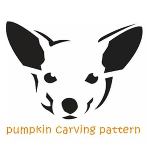 Chihuahua pumpkin carving pattern Chihuahua Pumpkin, Pumpkin Carving Template, Pumkin Carving, Holistic Pet Care, Cat Supplements, Natural Pet Food, Pumpkin Carving Patterns, Tick Prevention, Pumpkin Carvings Stencils