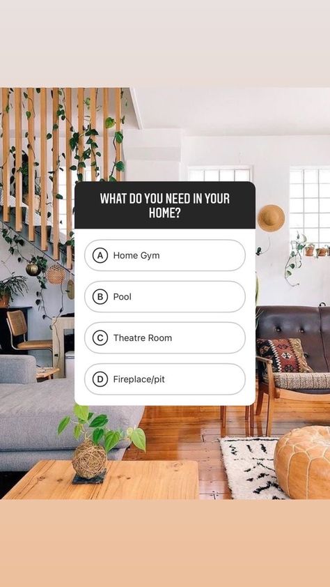 Real Estate Polls For Instagram, This Or That Home Edition, Real Estate Story Ideas, Real Estate Instagram Stories, Empty Rooms Interior, Real Estate Slogans, Architecture Instagram, Inmobiliaria Ideas, Gym Pool