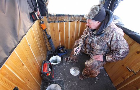 Some of the original tiny houses were not built for Instagram-worthy photos, but for basic shelter from icy winds and harsh weather. The ice shanty or ice fishing house (also known as a fish coop, darkhouse or bobhouse) is popular in northern communities where ice fishing is a major winter sport. This towable ice fishing … Ice Shanty Interior, Cedar Interior, Ice Fishing Shanty, Fishing House, Ice Fishing Shack, Ice Shanty, Ice Fishing House, Fishing Shack, Tiny House Blog