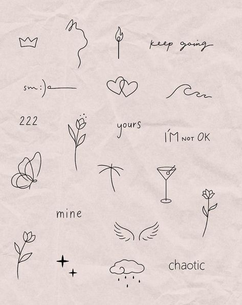 Maching Tattoos, Small Girly Tattoos, Ear Tattoo Ideas, Small Quote Tattoos, Hand And Finger Tattoos, Handpoke Tattoo, Small Pretty Tattoos, Small Tattoos Simple, Cute Tiny Tattoos