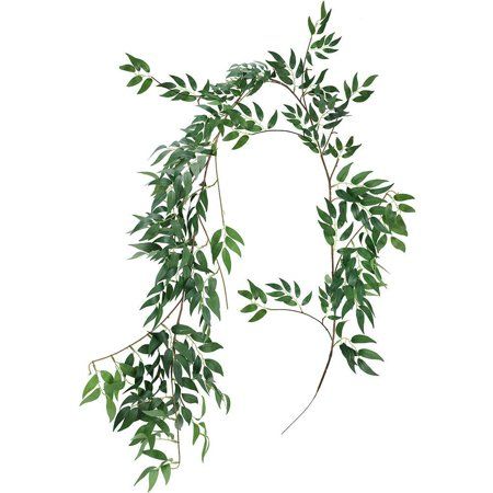 Willow Garland, Outdoor Wedding Decor, Indoor Outdoor Wedding, Willow Leaves, Artificial Eucalyptus Garland, Leaves Garland, Willow Leaf, Eucalyptus Garland, Greenery Garland