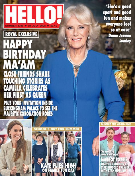 HELLO! 24 JULY 2023 World Balance, Coronation Robes, Hello Magazine, Joanna Lumley, Sneeze Guards, School's Out For Summer, Family Fun Day, Touching Stories, Tv Entertainment