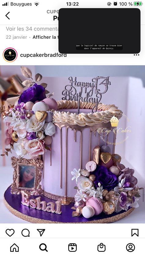 Bakery Pop Up Shop Ideas 44th Birthday Ideas For Her Cake, Luxury Cakes Birthday For Women, Luxury Birthday Cake, Pop Up Shop Ideas, 40th Birthday Cake For Women, Gym Cake, Buttercream Birthday Cake, Purple Cakes Birthday, 25th Birthday Cakes