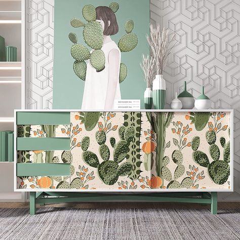 Red Barrel Studio® Peel & Stick Floral Wallpaper | Wayfair Bathroom Green, Cabinets Shelves, Shelves Bathroom, Orange Home Decor, Backsplash Bathroom, Orange House, Bathroom Laundry, Peel Stick Wallpaper, Green Bathroom