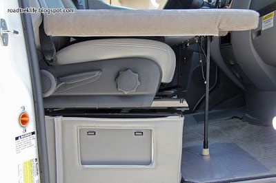 Roadtrek Modifications/ Mods, Upgrades, and Gadgets.: Folding Mattress for Sprinter Front Seats Minivan Living, Roadtrek Modifications, Camping Trailer Ideas, Car Camping Organization, Camper Organization Rv Living, Rv Gadgets, Rv Upgrades, Rv Dreams, Mortgage Free