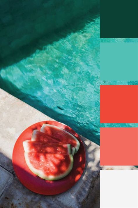 Teal Coral Color Palette, Coral Color Palette, Coral Color Schemes, Coral Interior, Teal Palette, Coral Colour Palette, Teal Color Palette, Turquoise Color Palette, Teal Coral