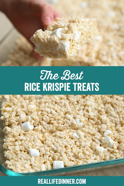 Single Serve Rice, Best Rice Krispie Treats Recipe, Homemade Rice Krispies, Homemade Rice Krispies Treats, Rice Krispie Squares, Krispie Treats Recipe, Rice Krispies Treats, Krispies Treats, Cereal Treats