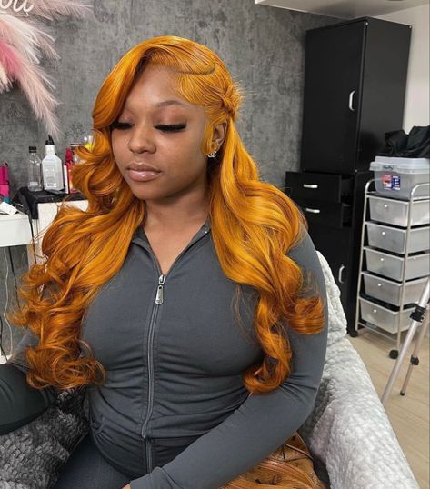 Hair Colors For Black Women, Colors For Black Women, Frontal Wig Hairstyles, Birthday Hairstyles, Braids Hairstyles Pictures, Frontal Hairstyles, Hot Hair Styles, Hair Ponytail Styles, Hair Laid