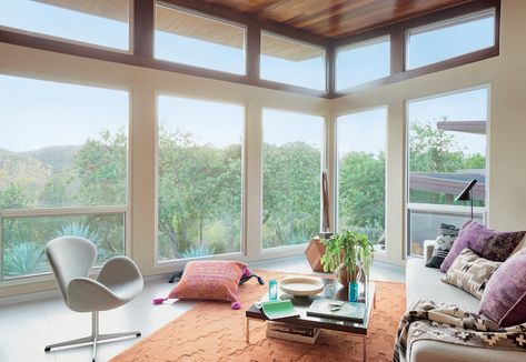 Floor to Ceiling Window Solutions: Living the Dream - Home Inspo Floor To Ceiling Window, Window Solutions, Ceiling Window, Ceiling Solutions, Pitched Ceiling, Honeycomb Shades, Aluminum Blinds, Cellular Shades, Living The Dream