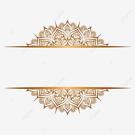 Wedding Card Frames Png, From To Card Design, Wedding Cover Design, Islamic Frame Design, Invitations Card Design, Islamic Invitation, Gold Vintage Frame, Mandala Wedding Invitation, Wedding Illustration Card