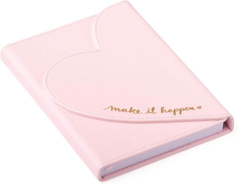 Amazon.com : Eccolo Dayna Lee Love Journal & Notebook With Magnetic Heart Flap, 256 Acid-Free Ruled Pages (Light Pink - Make It Happen) - 5.5-x-7-inch : Office Products Love Journal, Office Products, Make It Happen, Journal Notebook, Make It, Light Pink, Magnets, Notebook, Travel