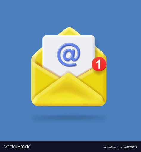 Message Notification, Message Logo, Email Icon, Mail Icon, Custom Signature, 3d Vector, Photo Logo Design, Keyboard Shortcuts, Game Icon