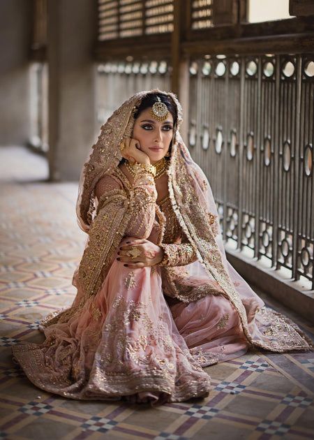 Sahiba D4 - Laam Pink Pakistani Bridal Dress, Pink Sharara, Wedding Dresses Pakistani, Pakistani Bridal Dress, Pakistani Designer Clothes, Nikkah Dress, Ayeza Khan, Pakistani Bridal Dresses, Pakistani Wedding Dresses