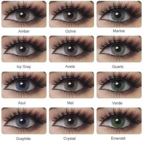 Huda Beauty Lashes, Colored Eye Contacts, Cosmetic Contact Lenses, Eye Contact Lenses, Hazel Green, Eyelash Kit, Colored Contact Lenses, Magnetic Eyelashes, Glam Look