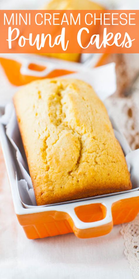 Glazed Mini Pound Cake Loaves (From Scratch!) - Averie Cooks Pound Cake Loaves, Cake Loaves, Vanilla Pound Cake Recipe, Mini Bread Loaves, Loaf Bread Recipe, Mini Loaf Cakes, Cake Recipes For Beginners, Cream Cheese Pound Cake Recipe, Small Batch Baking