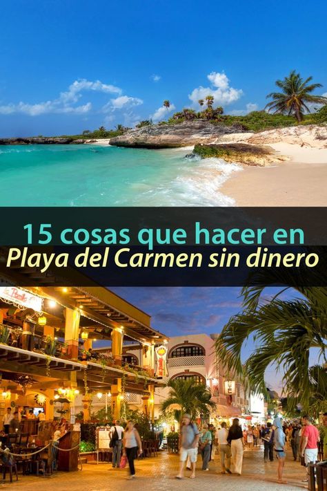 15 Cosas Que Hacer En Playa del Carmen Sin Dinero - Tips Para Tu Viaje Mexican Vacation, Cancun Trip, Maui Vacation, Beautiful Vacations, Big Island Hawaii, Mexico Vacation, Tulum Mexico, Cancun Mexico, Best Resorts