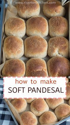 Soft and healthy Brown Pandesal made of bread flour and wholemeal flour with an option to add flaxseed meal. Learn how to make it at home. Video included! Easy Pandesal Recipe, Pandesal Recipe, Filipino Bread, Banana Oatmeal Pancakes, Food Filipino, Flaxseed Meal, Healthy Nutrition Plan, Filipino Dessert, Most Delicious Food