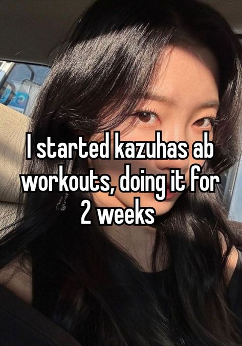 Kazuha Lesserafim Workout, Kazuha Abs Workout, Kazuha Workout, Lesserafim Workout, Kazuha Lesserafim, Workout Results, Pop Memes, Quick Workout, Whisper Quotes