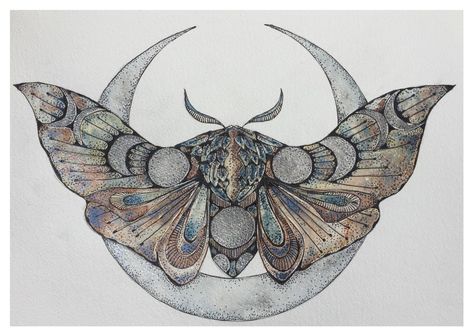 Realistic Moth Tattoo, Lunar Moth Art, Moon Moth Tattoo, Lunar Moth Tattoo Design, Spiritual Drawing, Lunar Moth Tattoo, Moth Tattoos, Designs With Meaning, Moth Tattoo Design