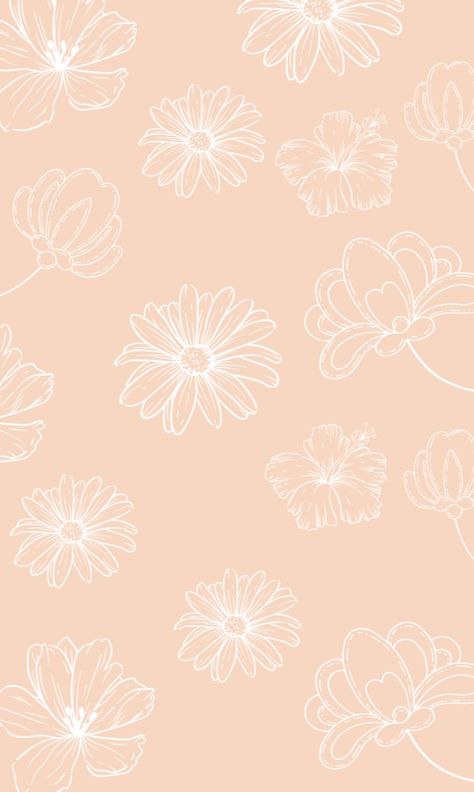 Peach Flower Wallpaper, Peach Aesthetic Wallpaper, Iphone Messages, 2023 Wallpaper, Tropical Fabric Prints, Calendar Background, Peach Wallpaper, Flower Bedroom, Peach Aesthetic