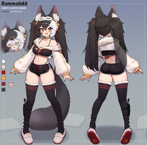 Full Body Vtuber Model, Comfy Character Design, Comfy Outfit Drawing, Vtuber Toggles, Vtuber Ref Sheet, Vtuber Sheet, Vtuber Pose, Reference Sheet Poses, Ref Sheet Poses