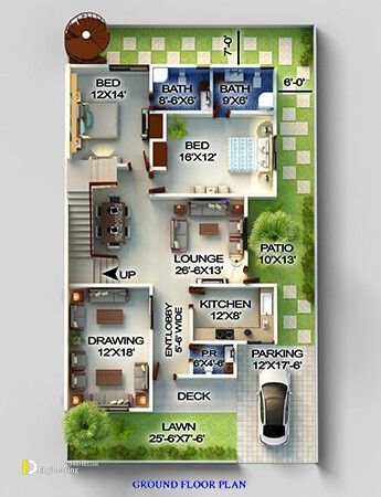 40x60 House Plans, House Plan Ideas, 30x50 House Plans, A House Plan, Budget House Plans, 30x40 House Plans, Small Modern House Plans, 2bhk House Plan, Unique House Plans