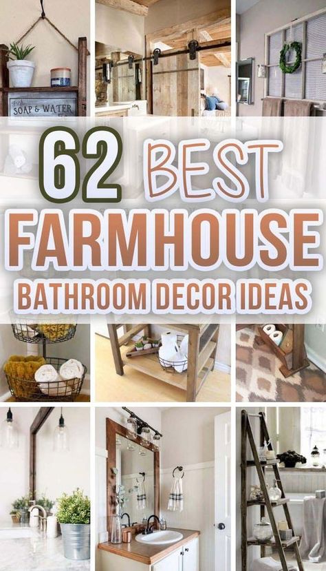 Farmhouse style bathrooms are amazing because even when they are not so big they could make a huge impact on your interior. These farmhouse bathroom decor ideas will help you achieve that. Cow Bathroom Decor Ideas Farmhouse, Cow Bathroom Ideas, Highland Cow Bathroom Ideas, Cow Bathroom Decor Ideas, Farmhouse Bathroom Decor Ideas, Farmhouse Vanity, Best Farmhouse, Bathroom Farmhouse Style, Bathroom Decor Ideas