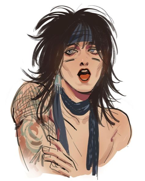 Motley Crue Drawing, Motley Crue Fanart, Rockstar Aesthetic Men, The Dirt Motley Crue, Rockstar Fanart, 80s Drawings, Nikki Sixx 80s, Rockstar Art, Metal Drawing