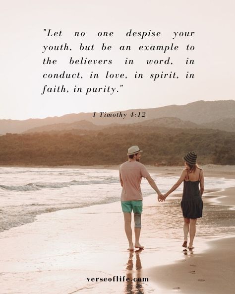 🙏💖1 Timothy 4:12 This verse reminds us to pray for a future husband who leads by example, regardless of age. Lord, prepare my future spouse to be a godly leader. May he set a positive example in his words, actions, love, faith, and purity. Guide him to grow in wisdom and strength of character. #FutureHusband #BiblicalMarriage #PrayerForSpouse #GodlyRelationship #ChristianDating Happy Scripture, Pray For Your Future Husband, Verses To Pray, 1 Timothy 4 12, Relationship Prayer, Prayers For My Husband, Future Spouse, Prayers For Him, Prayer For Love