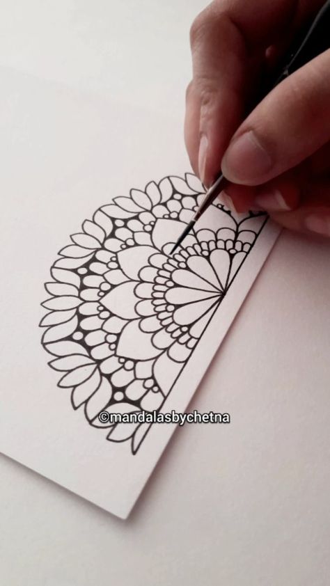 Chetna | Artist, Educator | Mandala Layout Drawing 🖤 Save this for your reference. Stay tuned for the colouring and pattern drawing process.👩‍🎨 I've used 📝 Brustro… | Instagram Doodle Fillers, Master Layout, Mandala Elements, Drawing And Colouring, Dyi Art, Colouring Art, Boho Office, Zentangle Mandala, Therapeutic Art