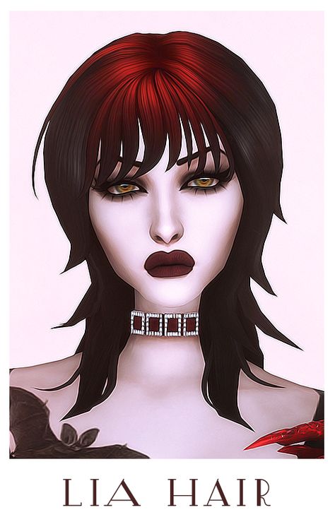 Sims 4 Cc Hair Female Goth, Sims 4 Kamiiri, Sims 4 Cc Trad Goth Hair, Goth Sims 4 Cc Hair, Video Game Characters Female, Goth Sims Cc, Sims 4 Cc Mods Wicked Whims, Sims 4 Cc Goth, Sim4 Cc