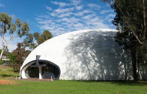 Binishell Homes, School Buildings, Dome Homes, Round Building, Dome House, School Building, Robert Downey, Robert Downey Jr, Cloud Gate