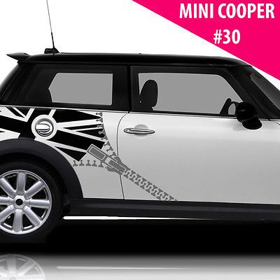 Car Side Stripes For Mini Cooper Car Decals Car Stickers Union Flag With Zipper Softball Car Decals, Graphic Numbers, Baseball Car Decals, Nurse Car Decal, Disney Car Decals, Car Sticker Ideas, Christian Car Decals, Cool Car Stickers, Car Monogram Decal