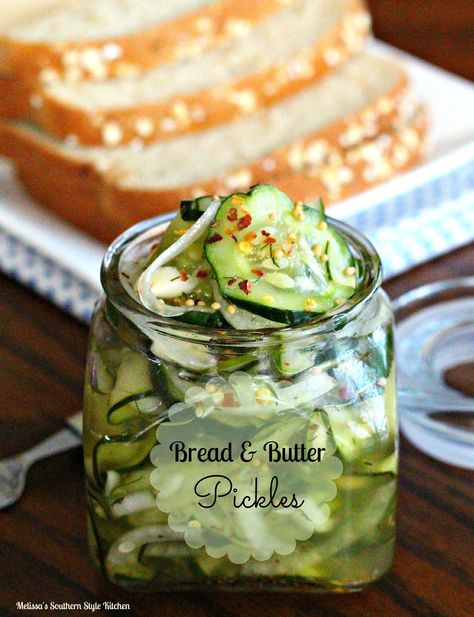 Bread And Butter Refrigerator Pickles Southern Style Kitchen, Bread And Butter Pickles, Butter Pickles, Refrigerator Pickles, Pickle Butter, Homemade Pickles, Inexpensive Meals, Comfort Food Southern, Cucumber Recipes