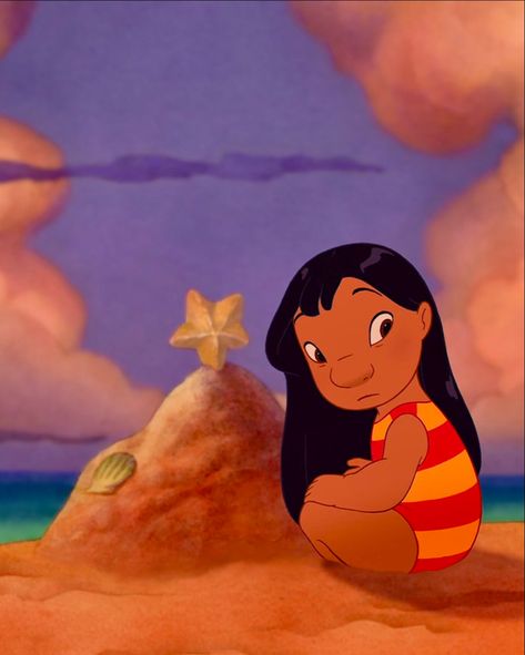 Disney Characters Lilo, Lilo And Stitch Memes, Lilo And Stitch 2002, Lilo And Stitch Movie, Art Psychology, Body Base Drawing, Old Disney, Pinturas Disney, Disney Lilo