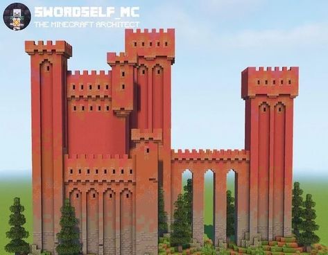 Dragon Carpet Minecraft, Minecraft Fortress Ideas, Minecraft Pillar, Fortress Minecraft, Minecraft Fortress, Minecraft Palace, Minecraft Medieval House, Minecraft Templates, Minecraft Drawings