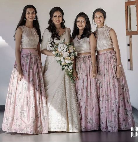 WhatsApp on 9496803123 to customise your handcrafted designer bridal wear with us online. Book your appointment today. We do ship internationally. (Pics for reference) Bridesmaid Dresses Kerala Christian, Bridesmaid Skirt And Top, Bridal Maid Dress, Bridesmaid Sarees, Christian Bridal Saree, Budget Worksheet, Bridesmaid Skirts, Latest Bridal Dresses, Designer Bridesmaid Dresses