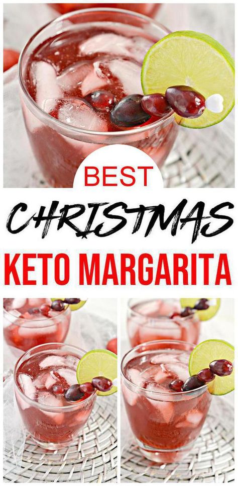 Keto Friendly Christmas Cocktails, Low Carb Christmas Cocktails, Low Carb Margarita, Keto Margarita, Low Carb Alcohol, Low Carb Alcoholic Drinks, Holiday Margaritas, Christmas Margarita, Keto Alcohol