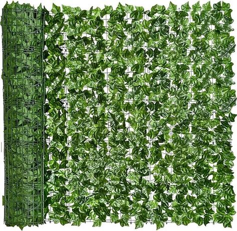 Amazon.com: DearHouse 68.9x157.5in Artificial Ivy Privacy Fence Wall Screen, Artificial Hedges Fence and Faux Ivy Vine Leaf Decoration for Outdoor Garden Decor : Patio, Lawn & Garden Ivy Privacy Fence, Vine Decoration, Privacy Fence Screen, Balkon Decor, Artificial Hedges, Leaf Decoration, Ivy Vine, Fence Screening, Artificial Plants Outdoor